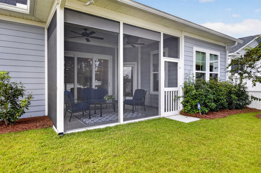 Exterior details and patio area of a home in , Summerville (Image 30).