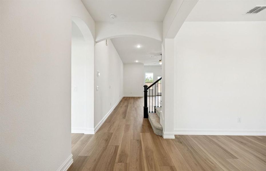 Welcoming entry into home