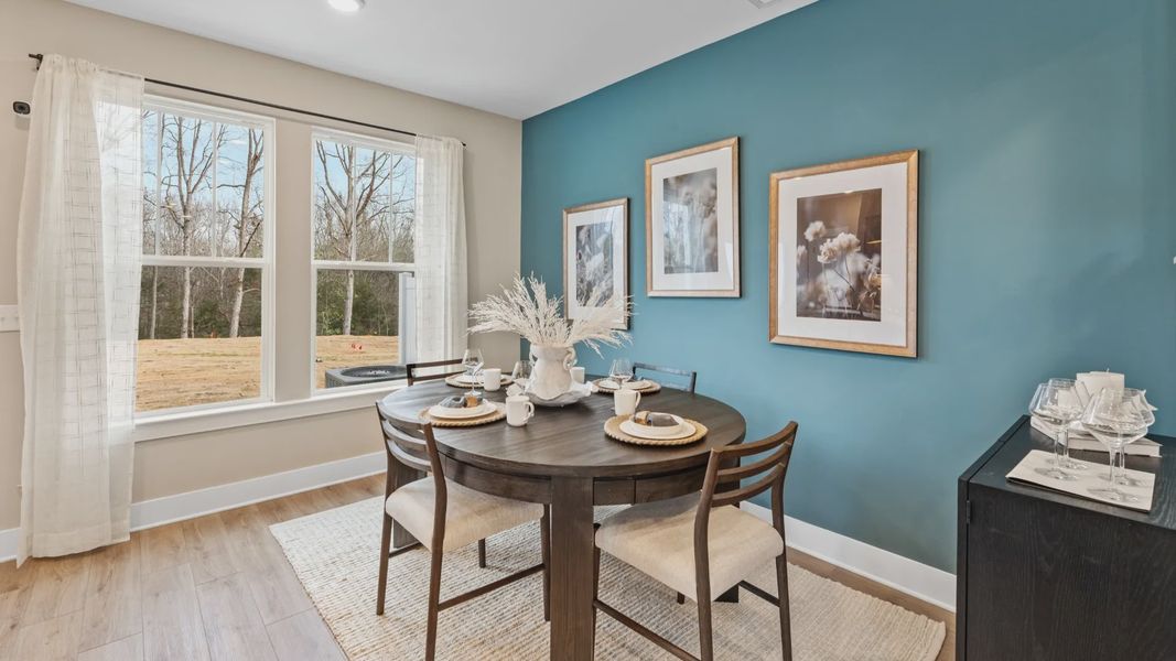 Furnished interior view inside a new home in Saluda Crossing, Piedmont (Image 10). Furnished interior view inside a new home in Saluda Crossing, Piedmont (Image 10).