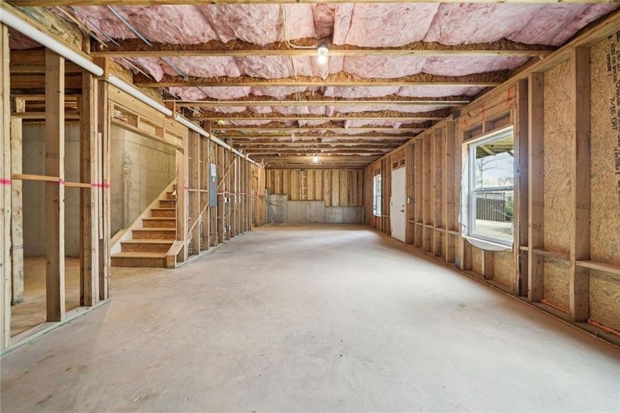 In-progress construction of a new home in Rosewood Lake Estates, Hoschton, GA (Image 53).