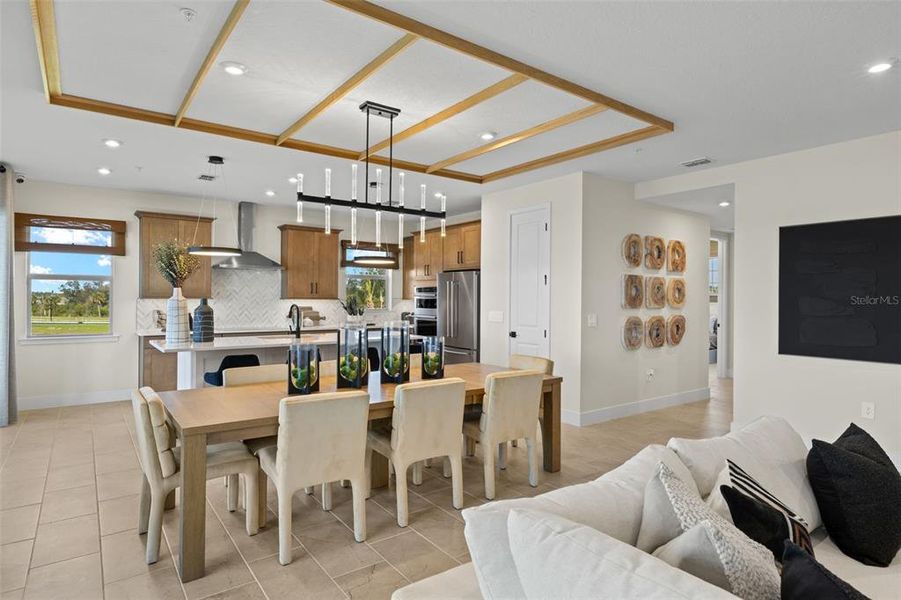 Furnished interior view inside a new home in Wellen Park, Venice (Image 27).