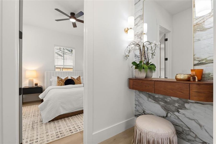 Furnished interior view inside a new home in , Atlanta (Image 31). Furnished interior view inside a new home in , Atlanta (Image 31).