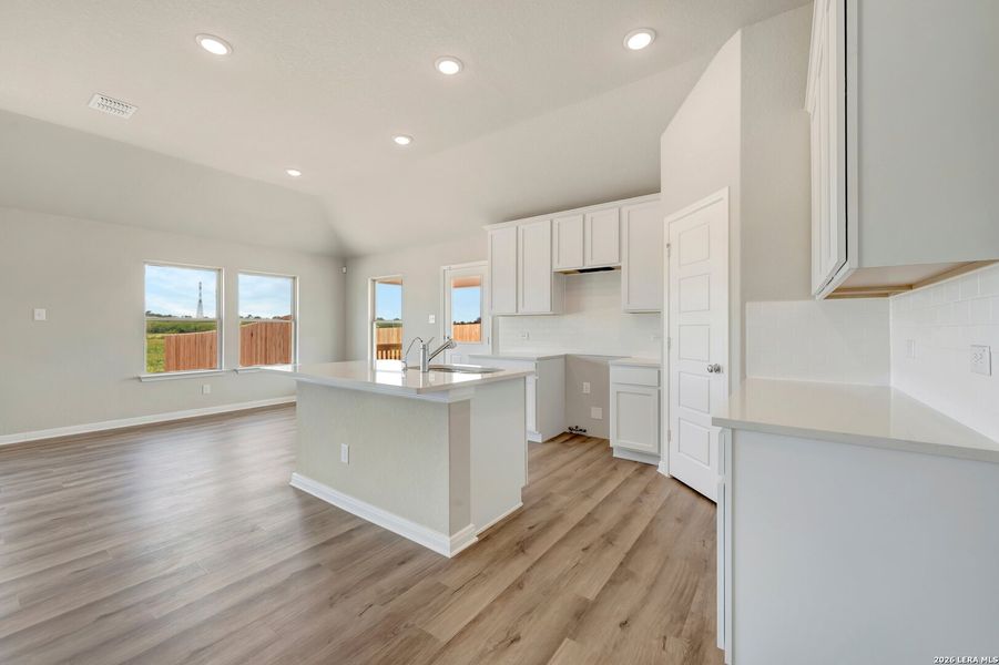 Furnished interior view inside a new home in Hickory Ridge Estates, Elmendorf (Image 7).