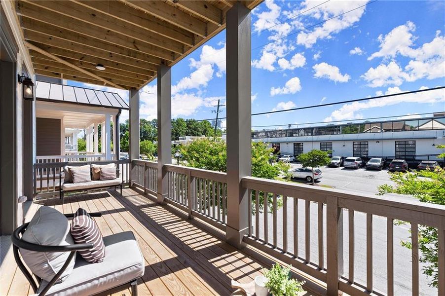 Exterior details and patio area of a home in West Town, Atlanta (Image 27). Exterior details and patio area of a home in West Town, Atlanta (Image 27).