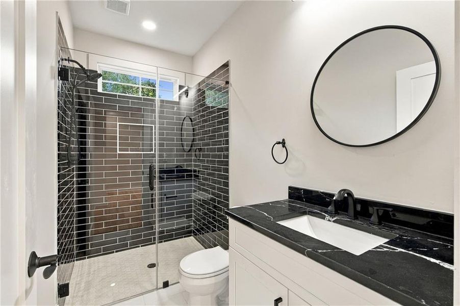 Furnished interior view inside a new home in , Atlanta (Image 19).