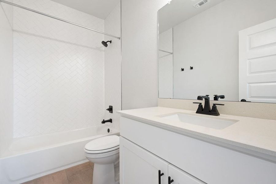 Furnished interior view inside a new home in Heritage, Dripping Springs (Image 12). Furnished interior view inside a new home in Heritage, Dripping Springs (Image 12).