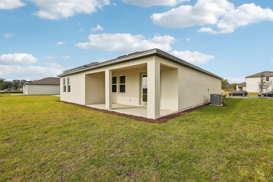 Exterior details and patio area of a home in Tyson Reserve, St. Cloud (Image 28). Exterior details and patio area of a home in Tyson Reserve, St. Cloud (Image 28).