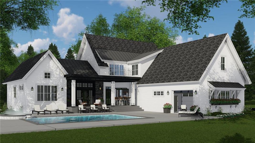 Exterior details and patio area of a home in , Sarasota (Image 5).