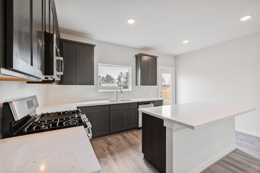 Furnished interior view inside a new home in Cielo, Conroe (Image 12).