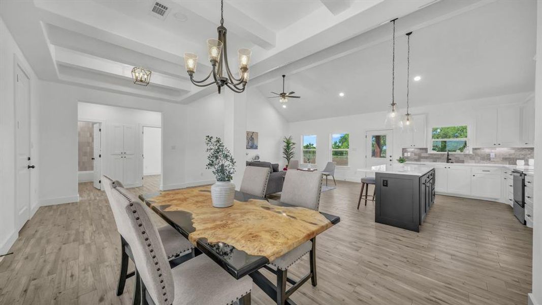 Furnished interior view inside a new home in , Weatherford (Image 17).