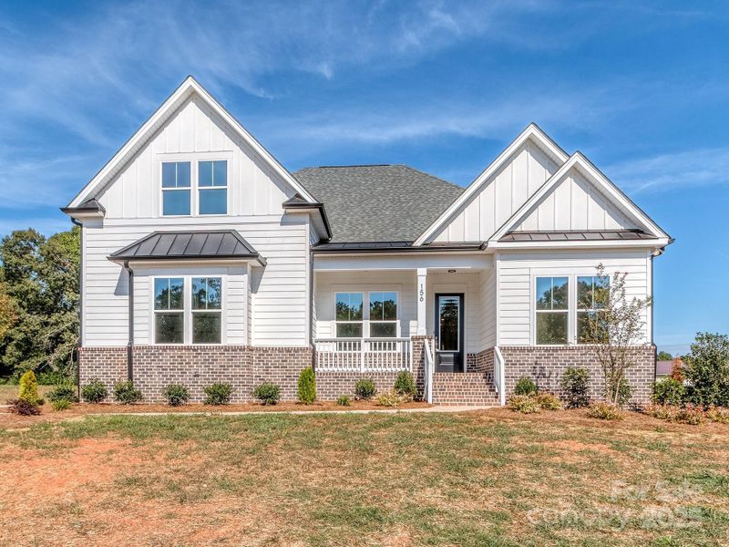 Front exterior of a new home in , Clover, SC, highlighting curb appeal (Image 25).