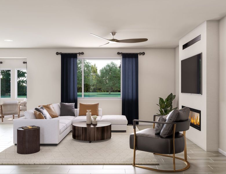 Representative furnished interior of a home built from the 4032 by Tri Pointe Homes in Reunion, Commerce City (Image 14). Representative furnished interior of a home built from the 4032 by Tri Pointe Homes in Reunion, Commerce City (Image 14).