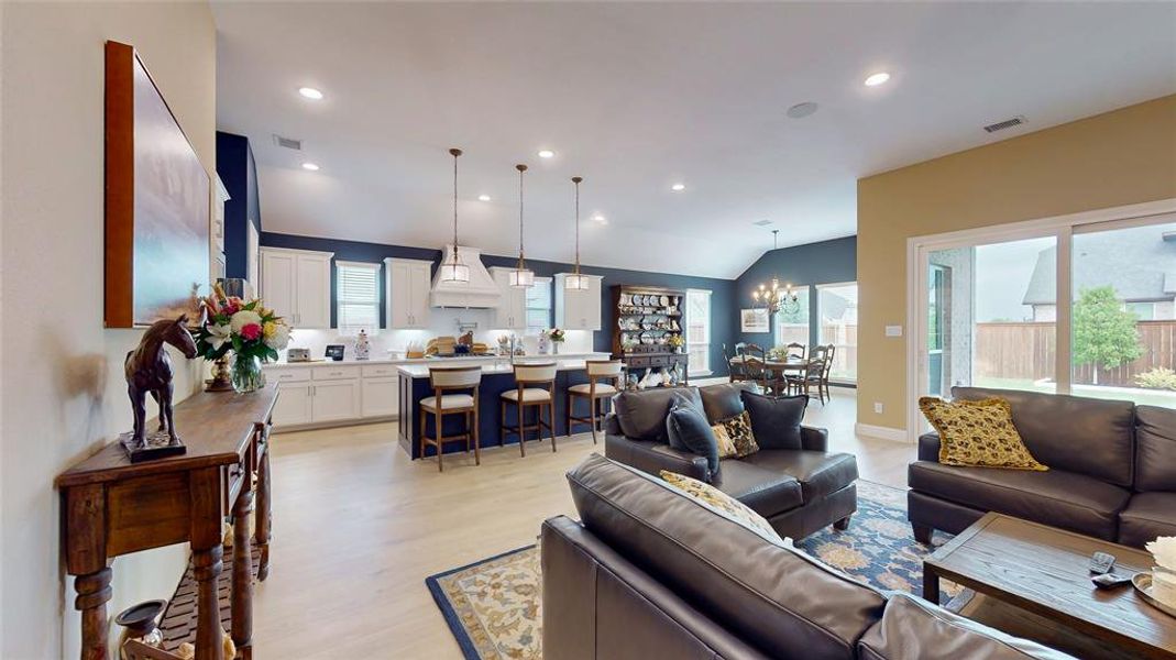 Upgraded Laminate wood flooring