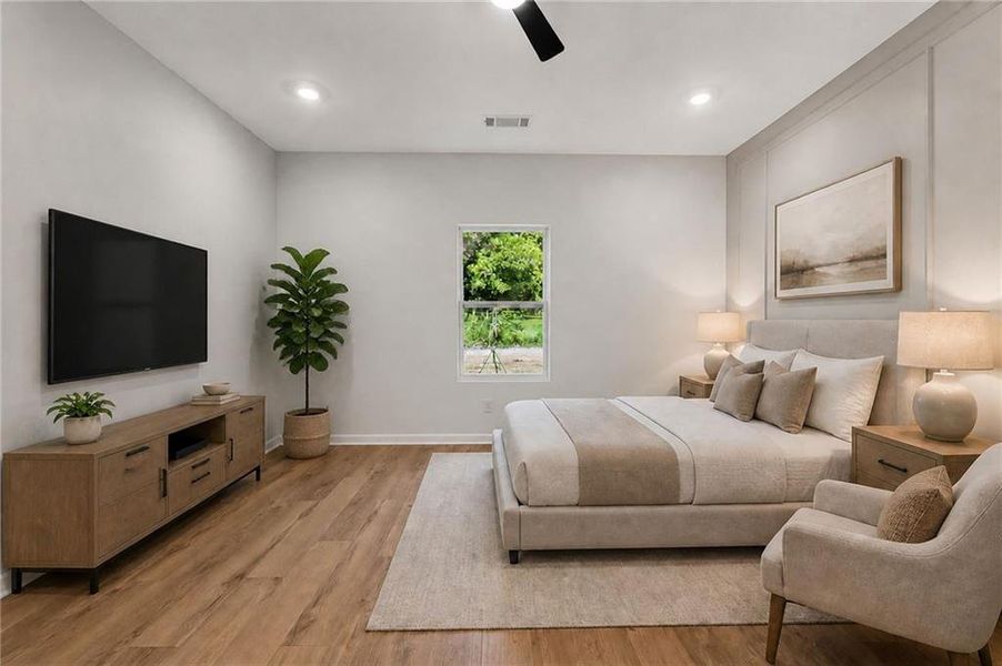 Furnished interior view inside a new home in , Newnan (Image 12).