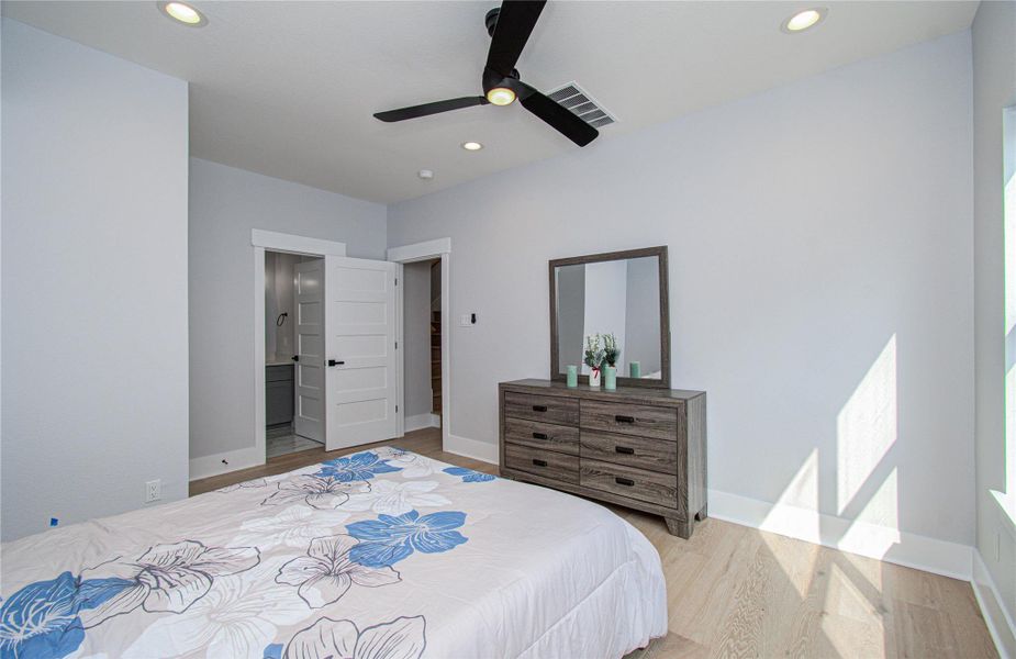 Furnished interior view inside a new home in , Houston (Image 29).