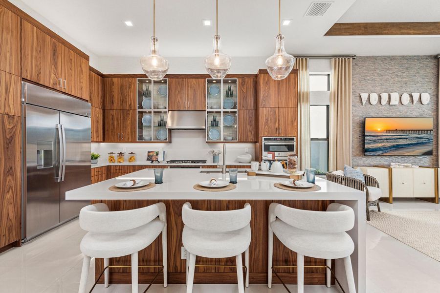 Furnished interior view inside a new home in , Boca Raton (Image 5). Furnished interior view inside a new home in , Boca Raton (Image 5).