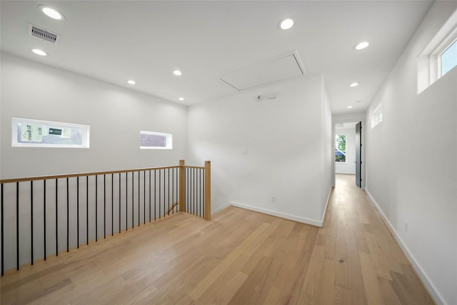 Versatile upper-level space ready for your personal touch. Versatile upper-level space ready for your personal touch.