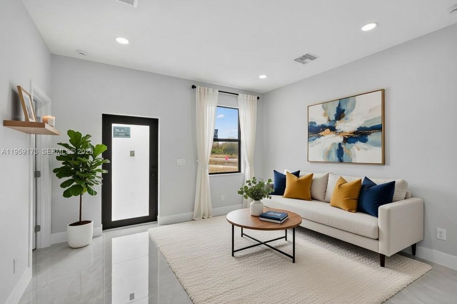 Furnished interior view inside a new home in , Lehigh Acres (Image 7).