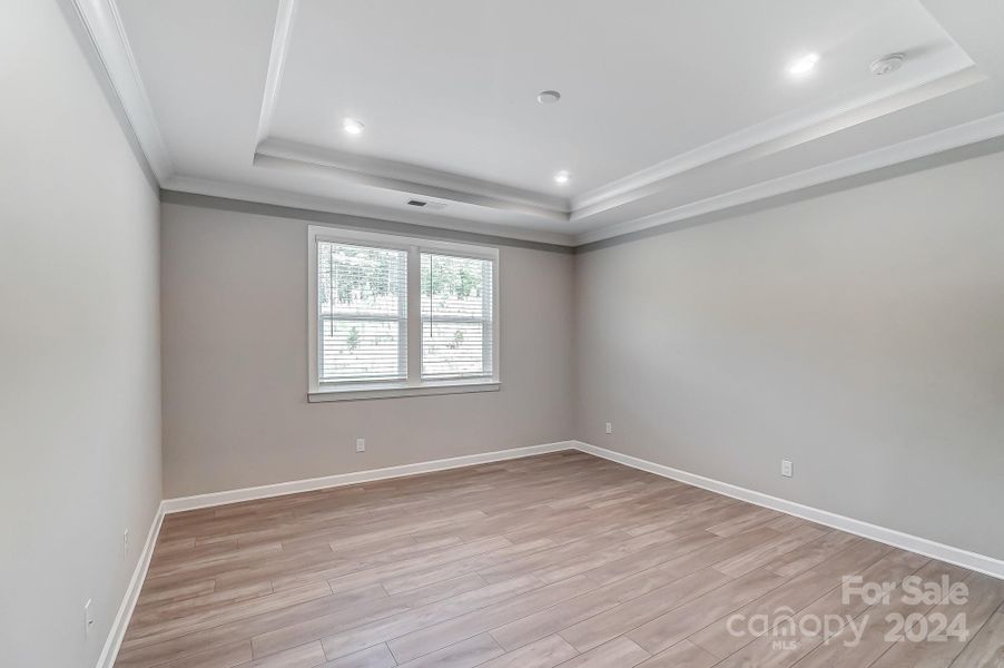 Primary Suite with Tray Ceiling