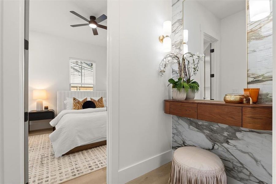 Furnished interior view inside a new home in , Atlanta (Image 7).