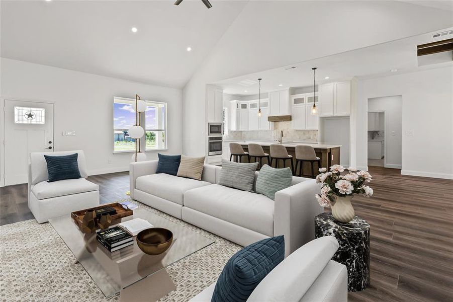 Furnished interior view inside a new home in , Farmersville (Image 14). Furnished interior view inside a new home in , Farmersville (Image 14).