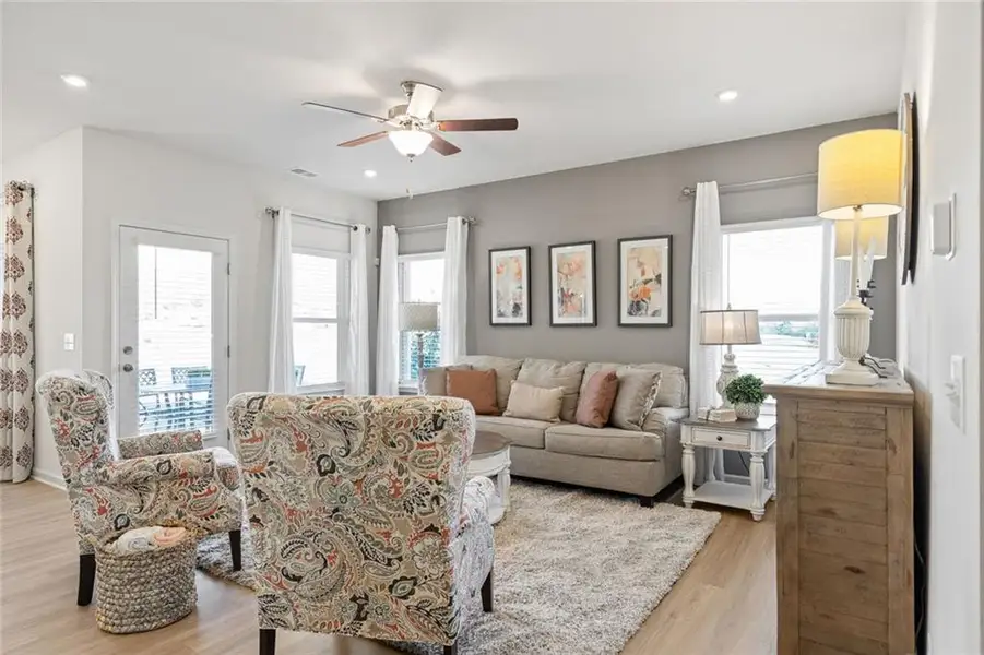Furnished interior view inside a new home in Laurel Ridge, Rock Spring (Image 5).