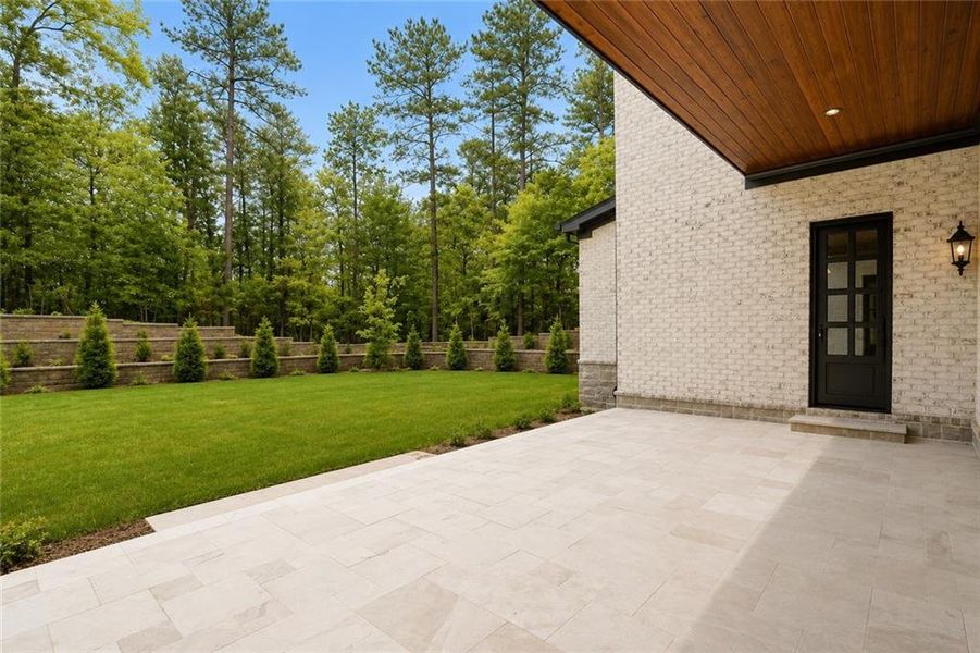 Exterior details and patio area of a home in , Roswell (Image 33). Exterior details and patio area of a home in , Roswell (Image 33).