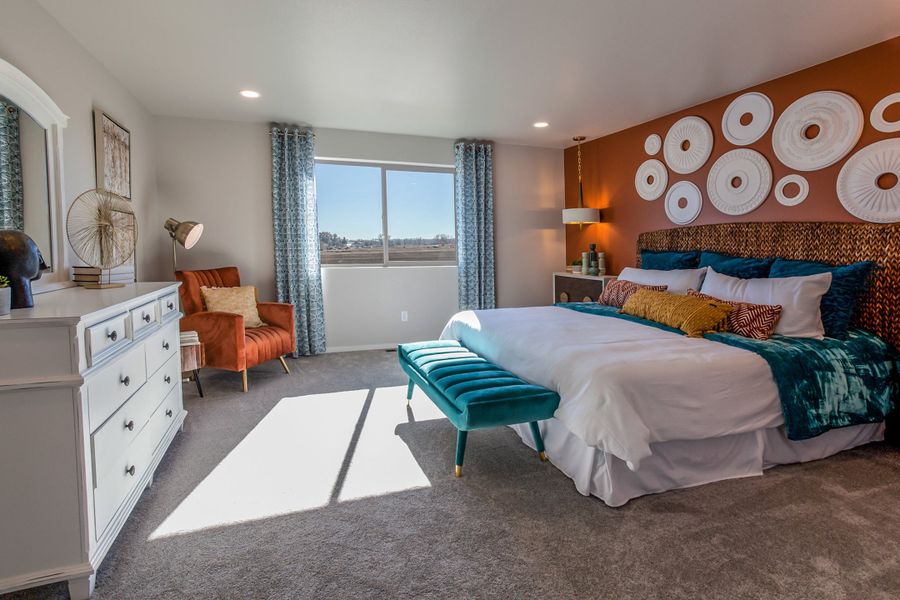Representative furnished interior of a home built from the Rowling by Hartford Homes in Trailside, Timnath (Image 22).