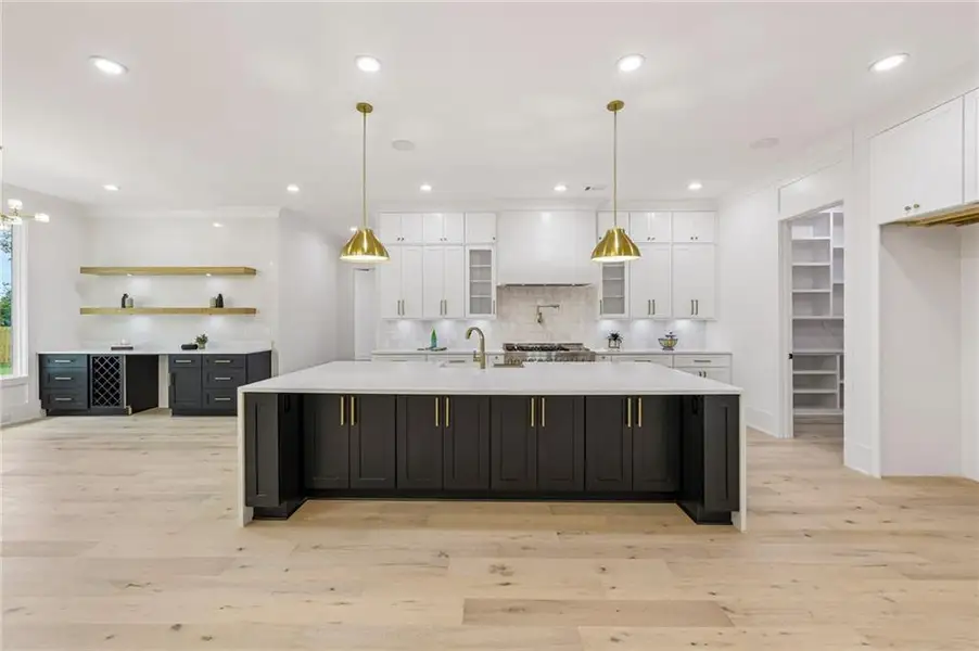 Furnished interior view inside a new home in , Hoschton (Image 15).