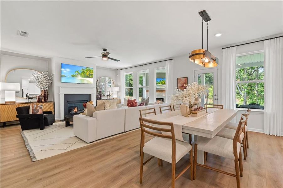 Furnished interior view inside a new home in Everson, Snellville (Image 28).