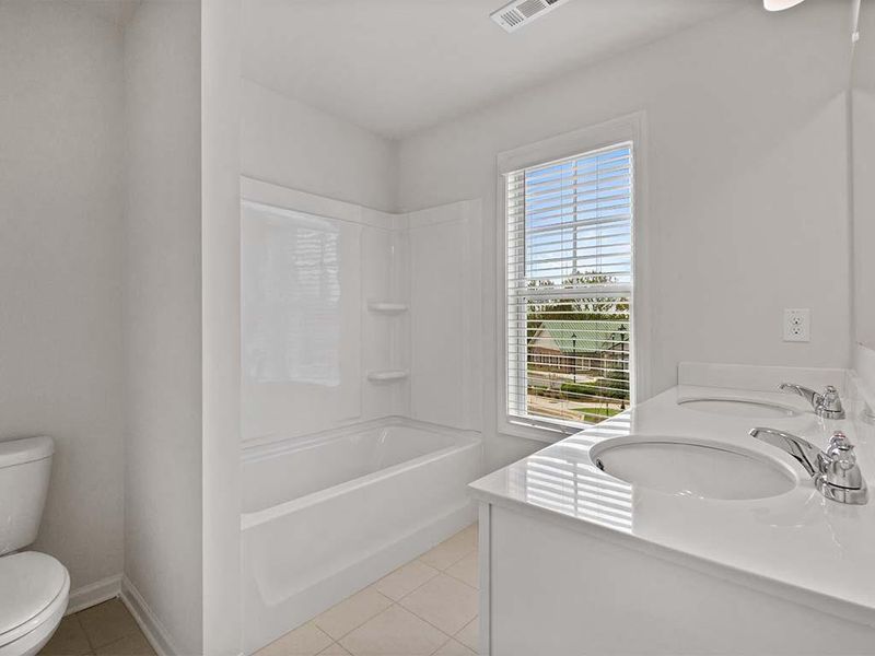 Furnished interior view inside a new home in Greyton Springs Place, Buford (Image 6). Furnished interior view inside a new home in Greyton Springs Place, Buford (Image 6).