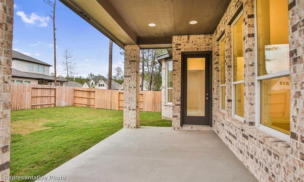 Covered Patio - Representative Photo