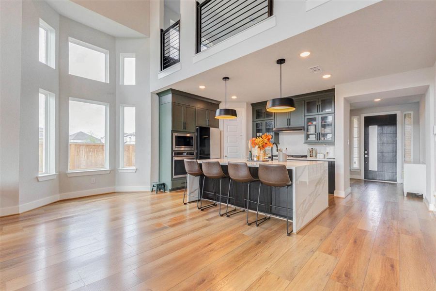 Furnished interior view inside a new home in , Richmond (Image 30).