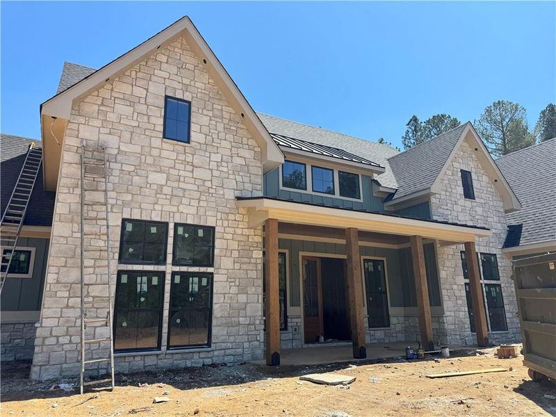 In-progress construction of a new home in , Rome, GA (Image 23).