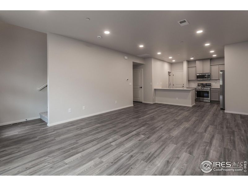 LIVING ROOM AND DINING ROOM