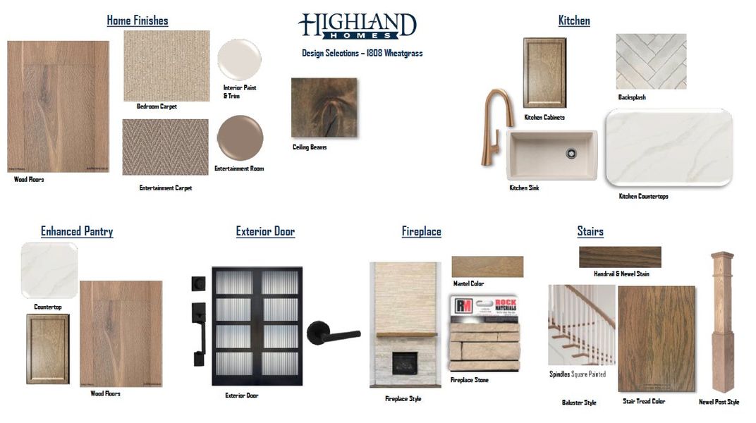 Sample of building materials used in homes in Furst Ranch, Flower Mound (Image 70). Sample of building materials used in homes in Furst Ranch, Flower Mound (Image 70).