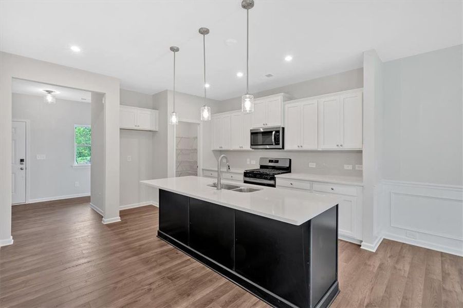 Furnished interior view inside a new home in Sweetlake Grove, Mableton (Image 10).