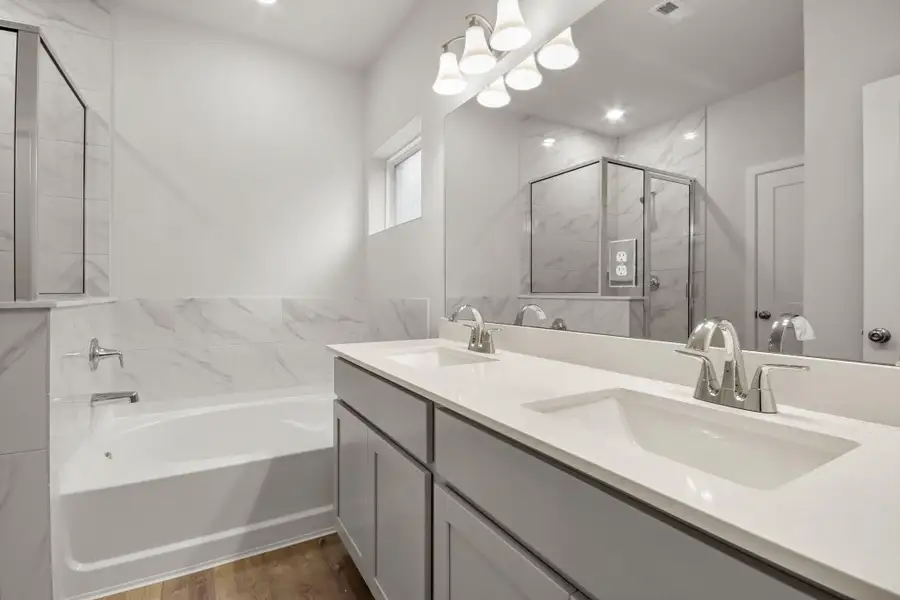 Furnished interior view inside a new home in The Woodlands Hills, Willis (Image 6).