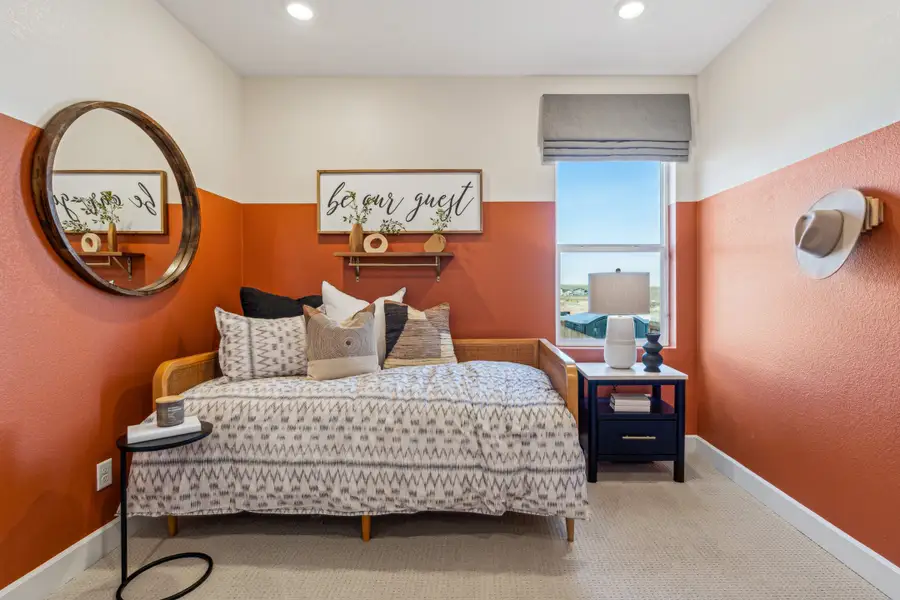 Furnished interior view inside a new home in Trailstone, Arvada (Image 48).