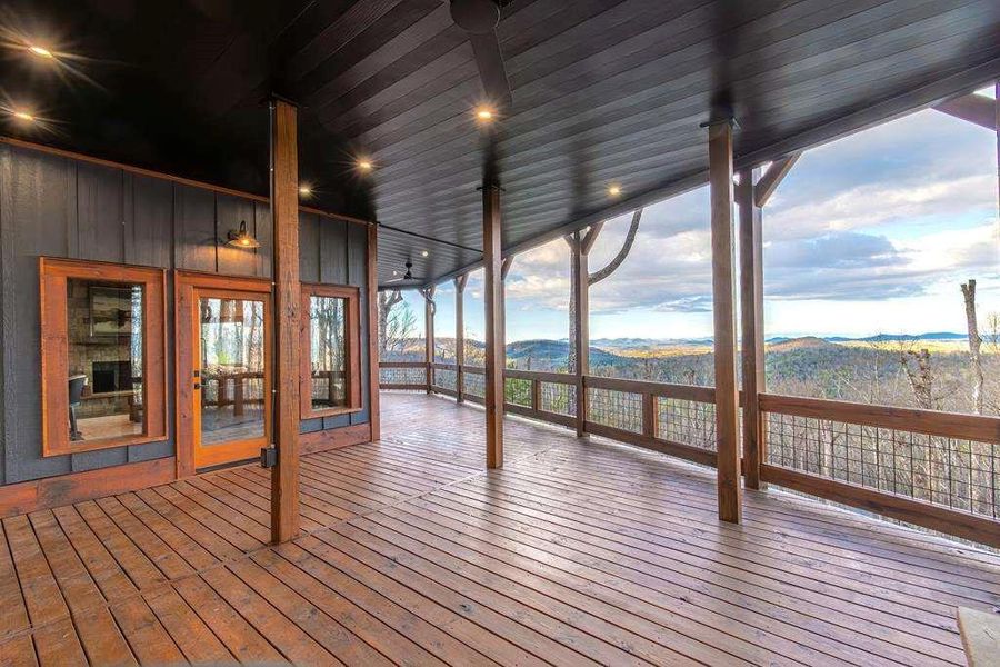 Exterior details and patio area of a home in , Blue Ridge (Image 25). Exterior details and patio area of a home in , Blue Ridge (Image 25).