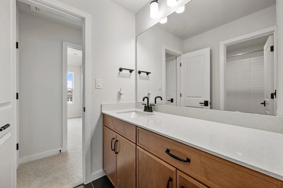 Furnished interior view inside a new home in The Trails at Carmel, Pflugerville (Image 11). Furnished interior view inside a new home in The Trails at Carmel, Pflugerville (Image 11).