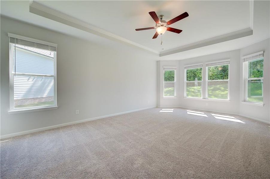Spacious, unfurnished interior of a new home in Grandview at Millers Mill, Stockbridge (Image 29).