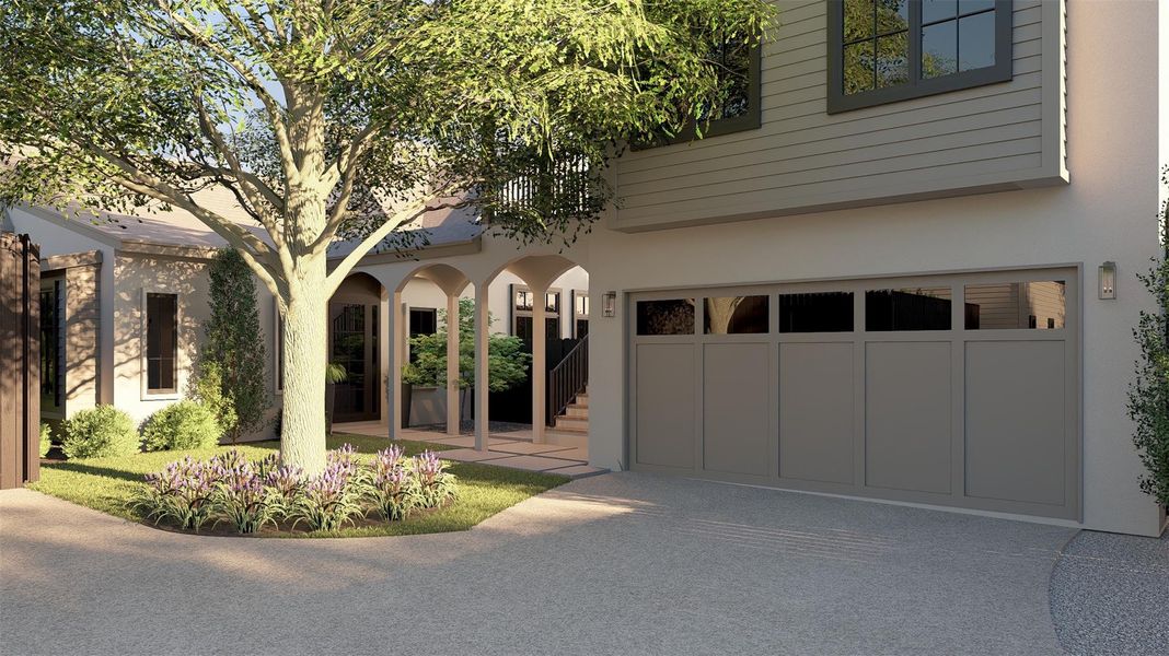 Exterior details and patio area of a home in , Austin (Image 10).