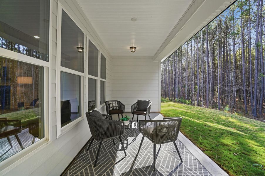 Exterior details and patio area of a home in Rone Creek, Waxhaw (Image 30).