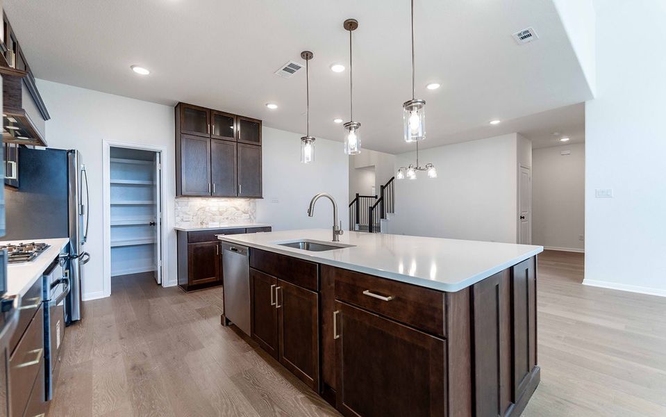 Furnished interior view inside a new home in Solterra, Mesquite (Image 6).