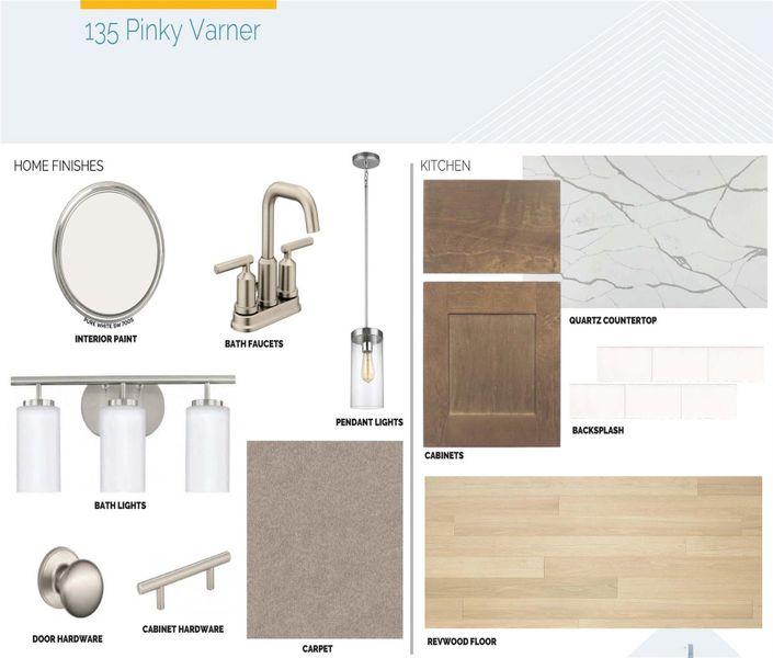 Sample of building materials used in homes in Colony at Cole Springs, Buda (Image 5).