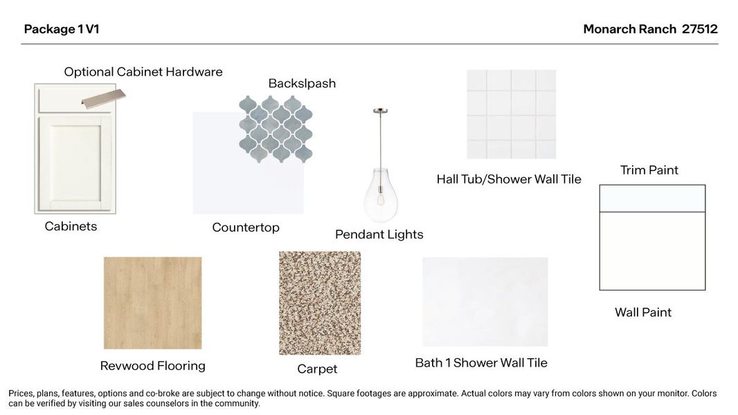 Materials commonly used for homes built from the The Westley by D.R. Horton in Monarch Ranch, Manor (Image 4).