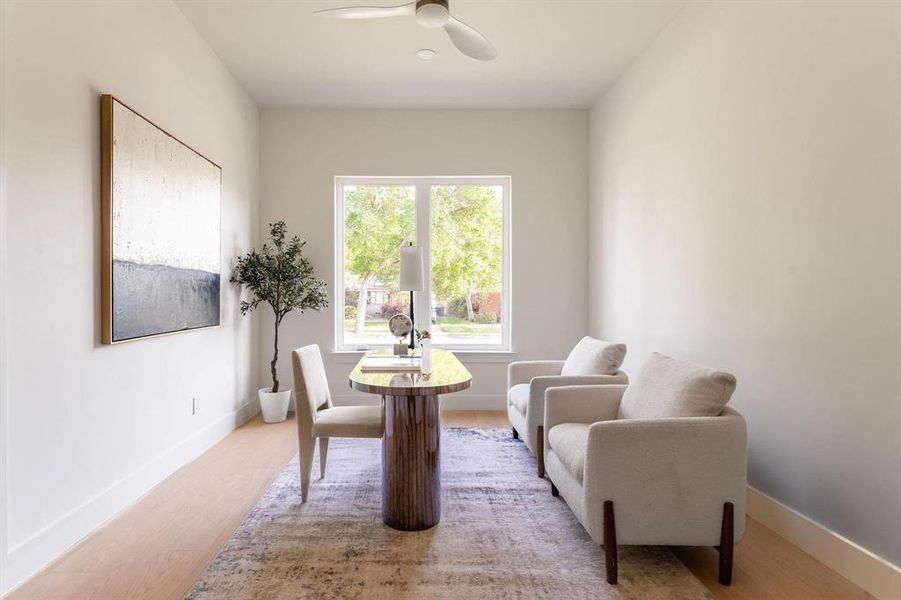 Furnished interior view inside a new home in , Dallas (Image 10). Furnished interior view inside a new home in , Dallas (Image 10).