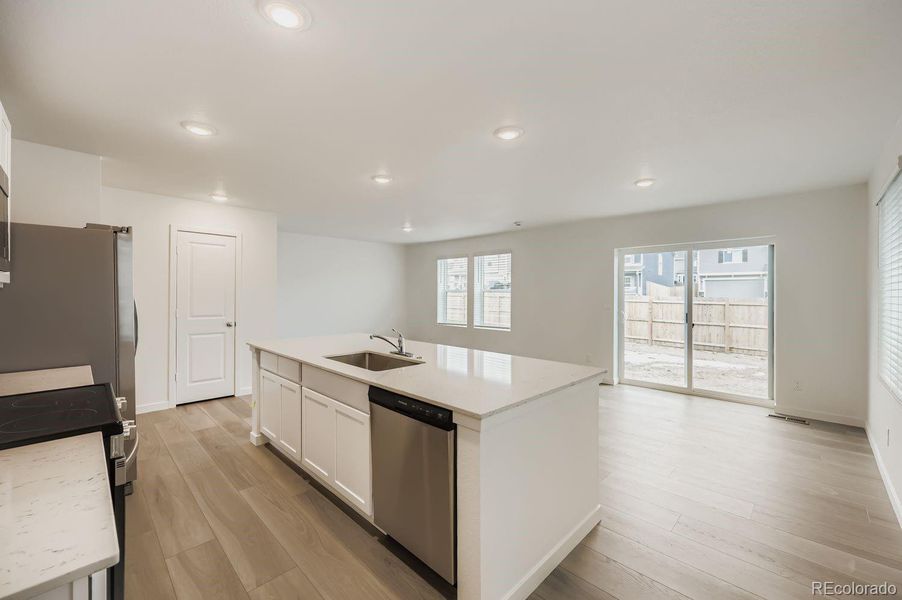 Furnished interior view inside a new home in Copper Chase: The Celestial Collection, Colorado Springs (Image 7). Furnished interior view inside a new home in Copper Chase: The Celestial Collection, Colorado Springs (Image 7).