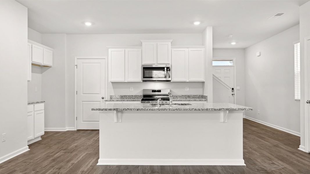 Furnished interior view inside a new home in The Abbey at Trolley Run Station, Aiken (Image 4).